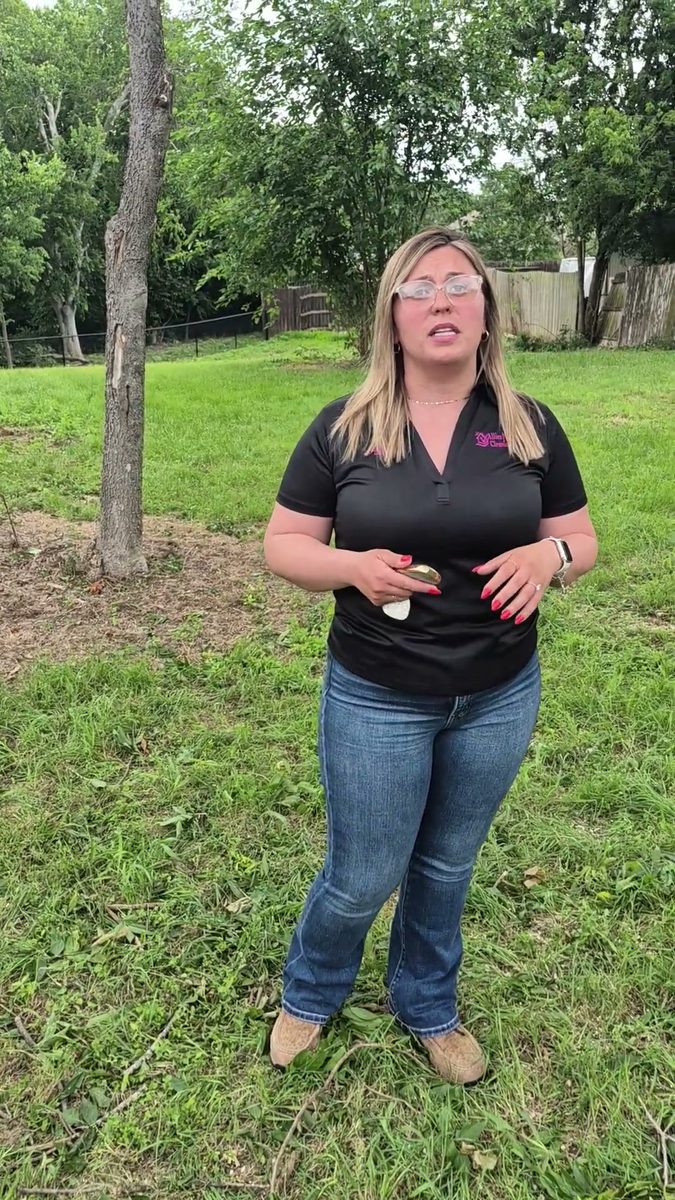 Customer filmed on site after a yard & lot clearing job